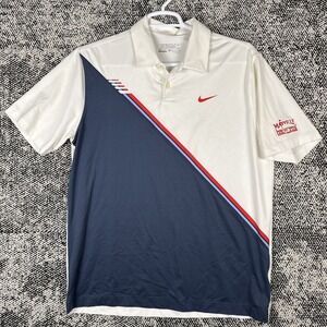 Nike Golf Tour Performance Short Sleeve Polo Mens Large Dri Fit‎ Mayville GC